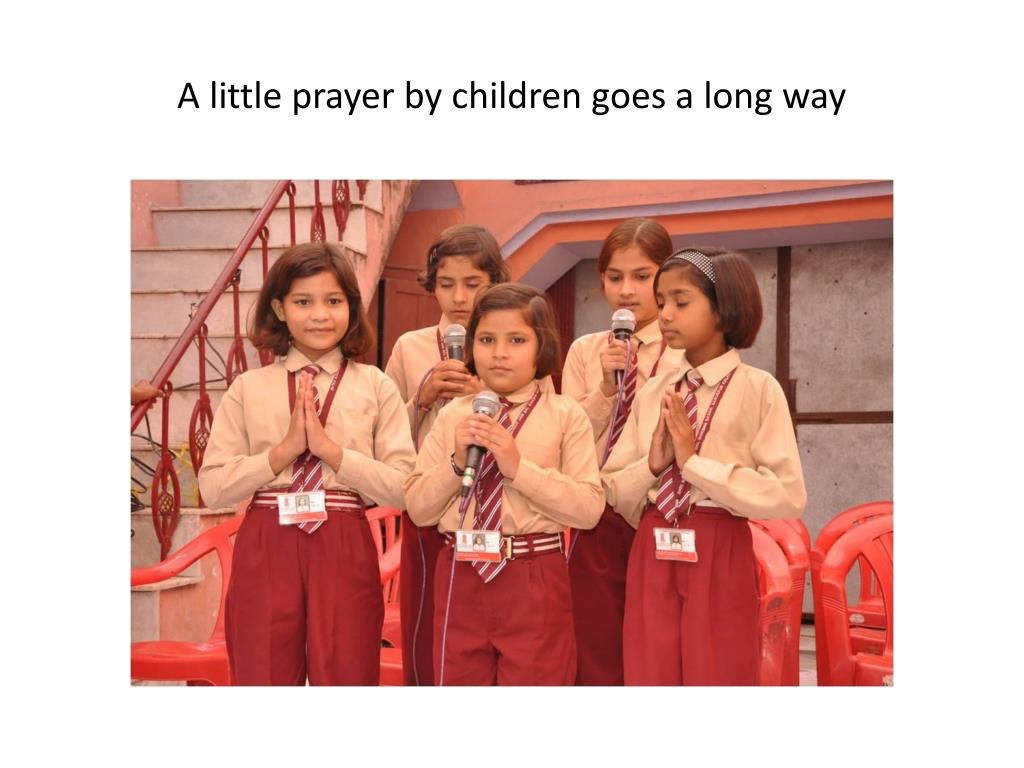 Children Prayer - A little prayer by children