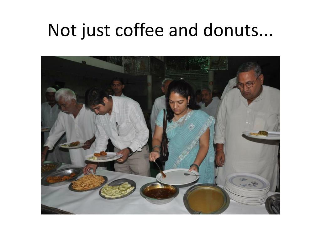 Food Service - Not just coffee and donuts