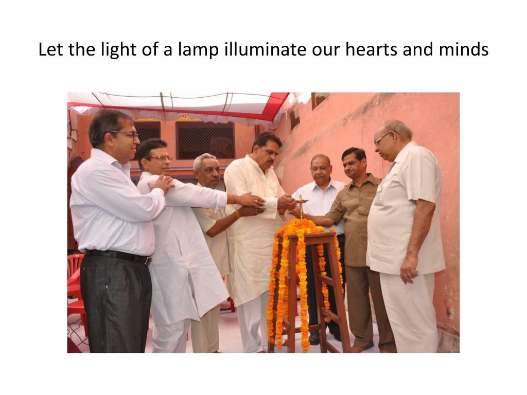 Lamp Lighting - Let the light of a lamp illuminate our hearts